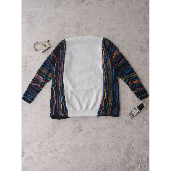 Vintage Coogi Tommy Girl 3d  Knit Rework Sweater - Picture 3 of 3